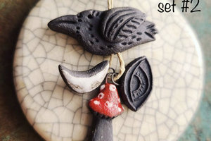 Witchy Forest / Ceramic Beads and Charms