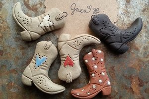 These Boots Are Made For / Ceramic Boot Pendant Pre-Order