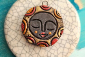 Sun Goddess Pendant / Made To Order