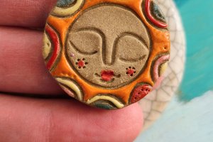 Sun Goddess Pendant / Made To Order