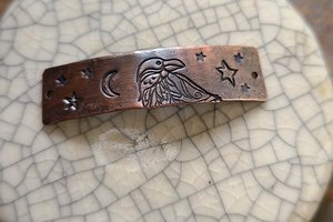 Raven / Copper Bracelet Bar