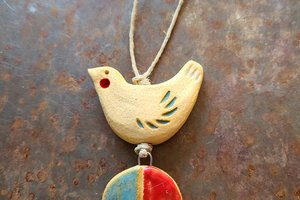 Peace Bird / Ceramic Wall Decor/Ornament