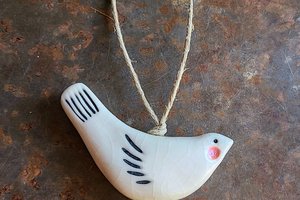 Bring Love / Ceramic Wall Decor/Ornament
