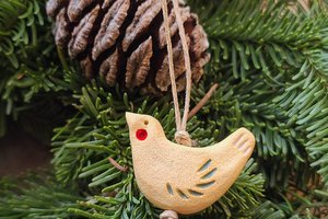 Peace Bird / Ceramic Wall Decor/Ornament