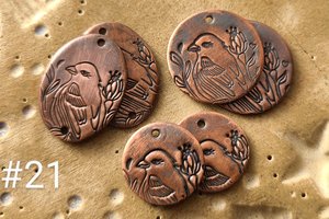 Copper Charms and Links
