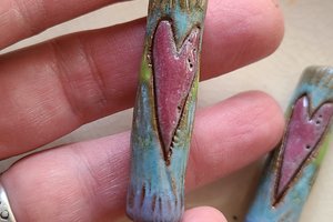 Rain Bough / Ceramic Bead Made When Ordered