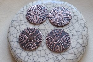 Reserved Sue-Lin T. / Copper and Amazonite Earrings