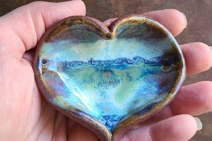 Reserved for Lynn / Love / Ceramic Heart Dish