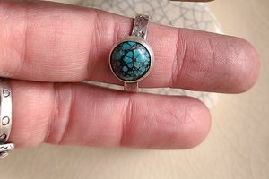 My Little World/ Sterling Silver and Turquoise Ring