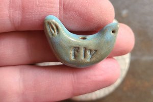 Fly / Ceramic Bead