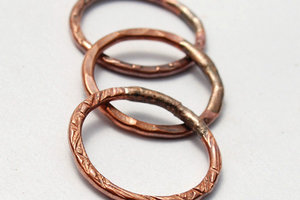 Ring-A-Round / Handmade Copper Rings / made when ordered