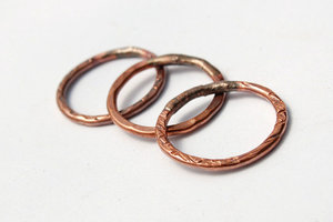 Ring-A-Round / Handmade Copper Rings / made when ordered