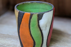 Wild Citrus / Flore Manic Ceramic Small Tumbler
