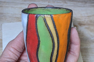 Wild Citrus / Flore Manic Ceramic Small Tumbler