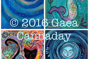 Greeting Cards / Mixed Media Painting Cards