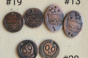 Copper Charms and Links