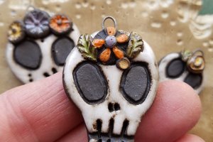 Day of the Dead / Ceramic Pendants To Be Made