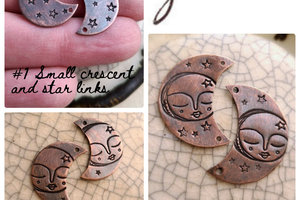Copper Charms and Links