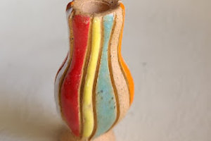 Mini Vase #1 / Ceramic Mini Vase (Flowers not included)