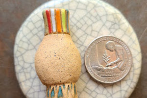 Mini Vase #3 / Ceramic Mini Vase (Flowers not included)