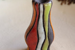 Mini Vase #6 / Ceramic Mini Vase (Flowers not included)