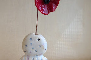 Mini Vase #8 / Ceramic Mini Vase (Flowers not included)