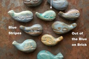 Ocean Dreamer / Ceramic Whale Bead (single bead pre-order)