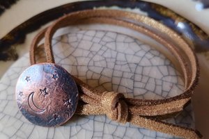 Loop Back Copper Buttons