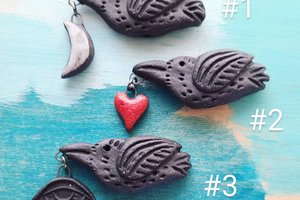 Witchy Forest / Ceramic Beads and Charms
