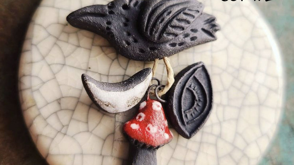 Witchy Forest / Ceramic Beads and Charms