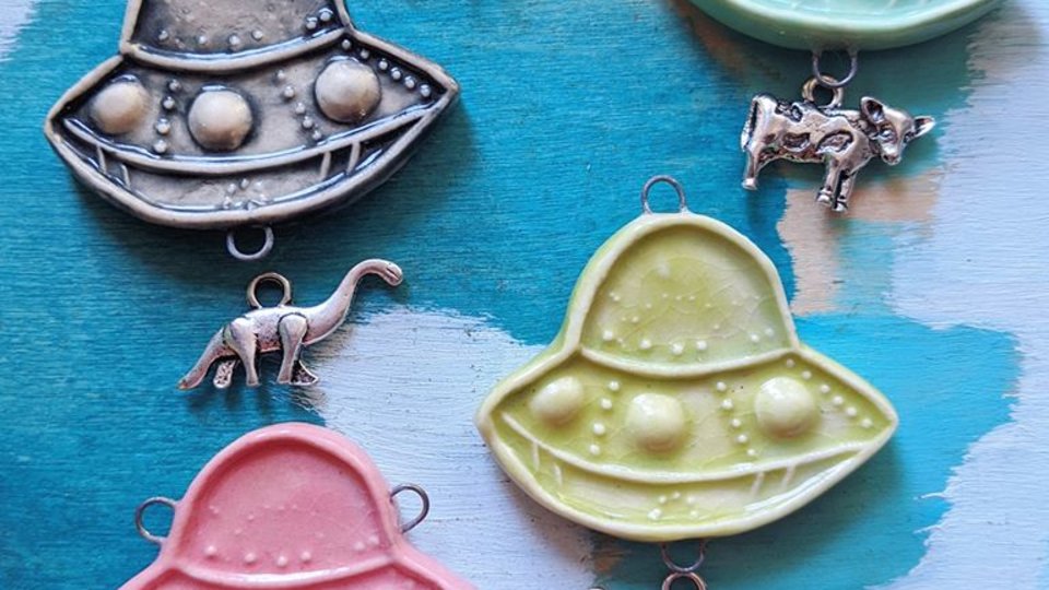 UFO / Ceramic Pendants To Be Made