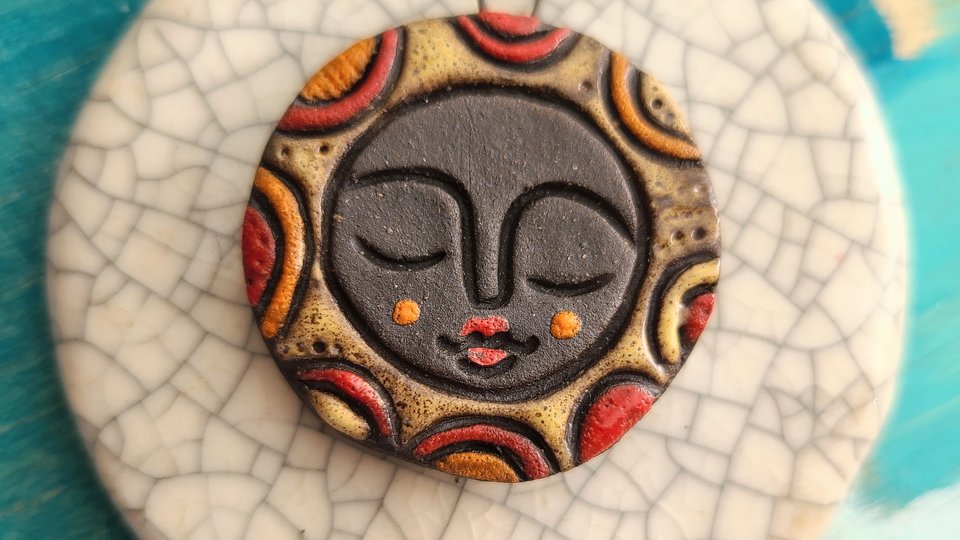Sun Goddess Pendant / Made To Order