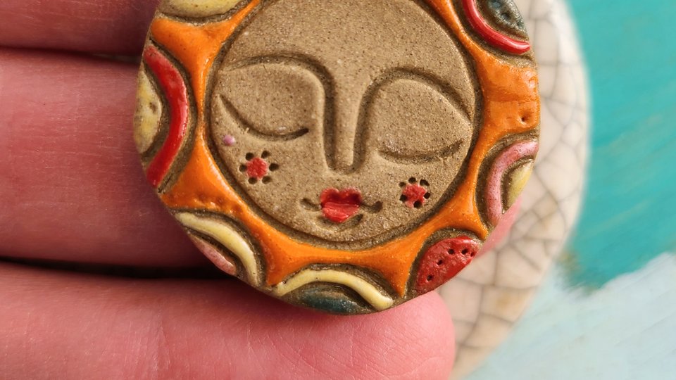 Sun Goddess Pendant / Made To Order