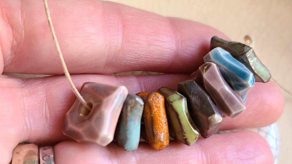 Flat Square Gem Beads (made to order)