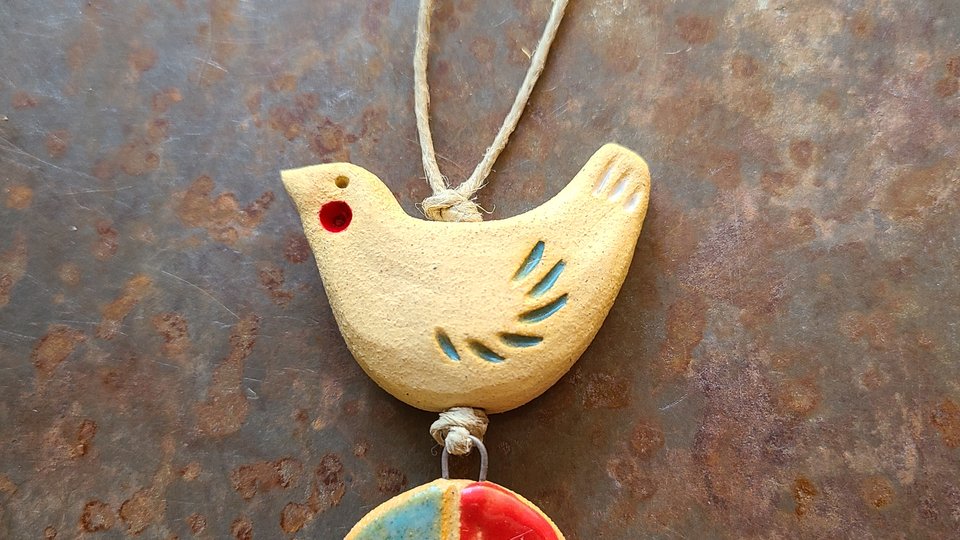 Peace Bird / Ceramic Wall Decor/Ornament