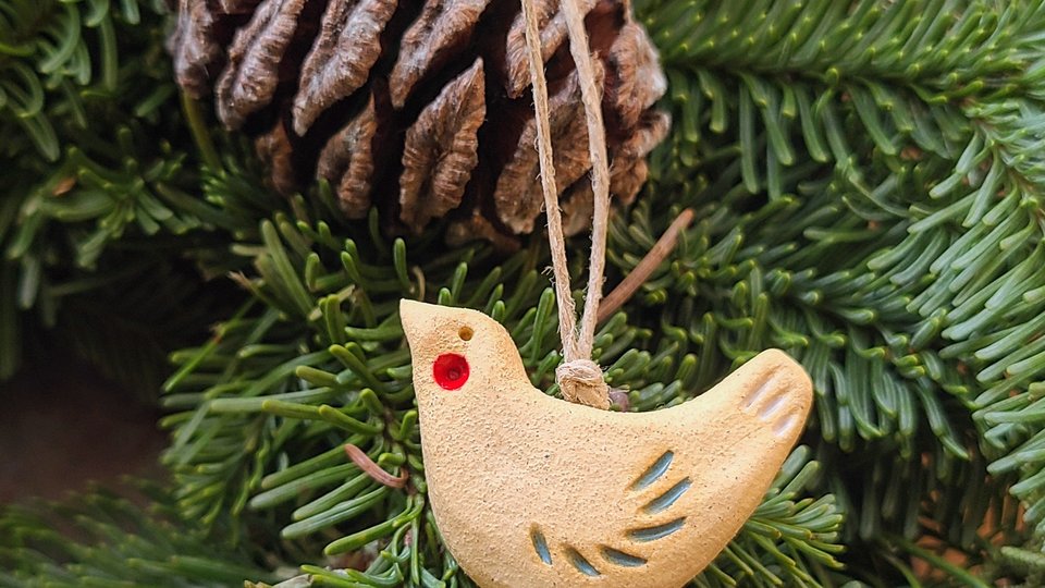 Peace Bird / Ceramic Wall Decor/Ornament