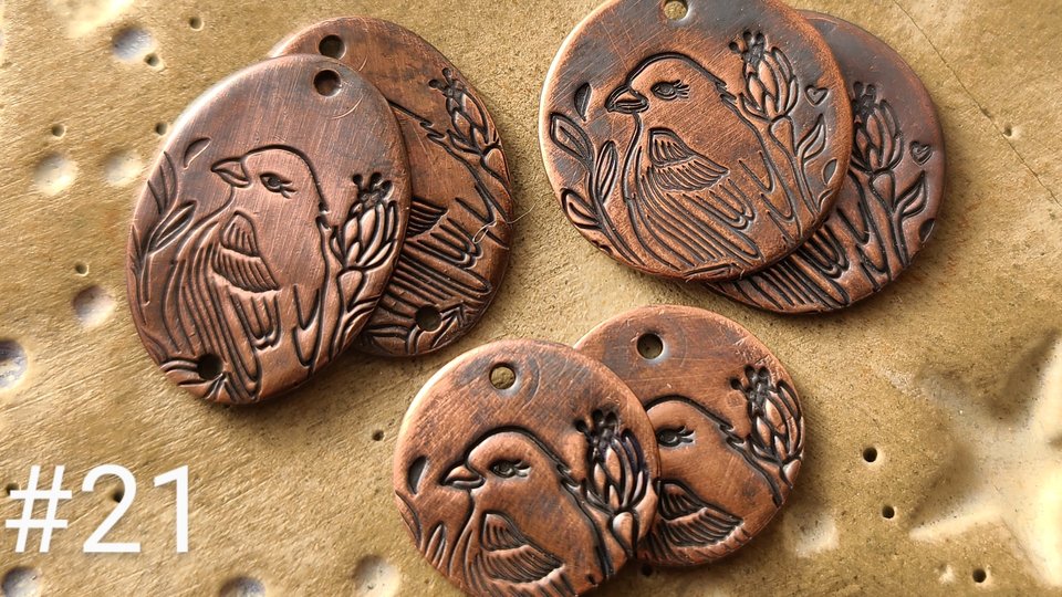 Copper Charms and Links