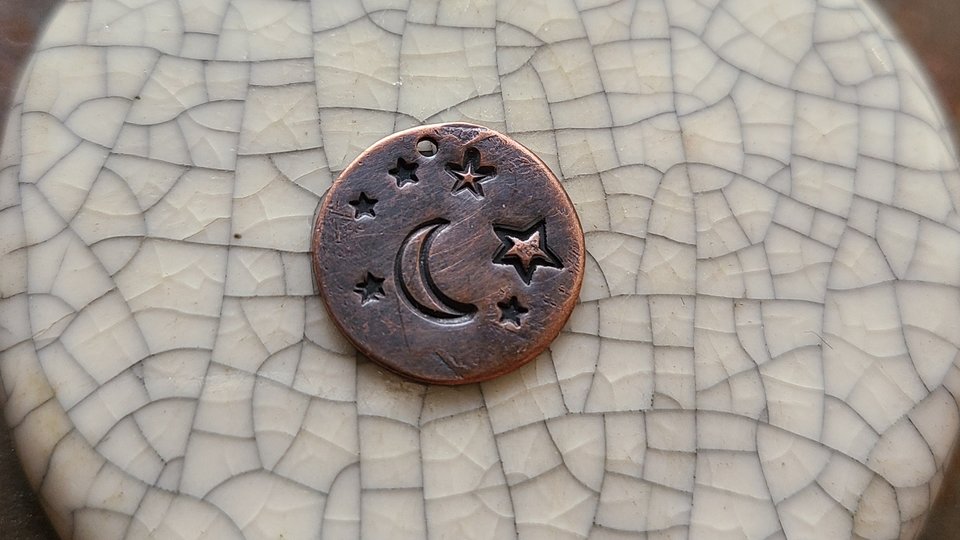 Moon and Stars / Copper Charm