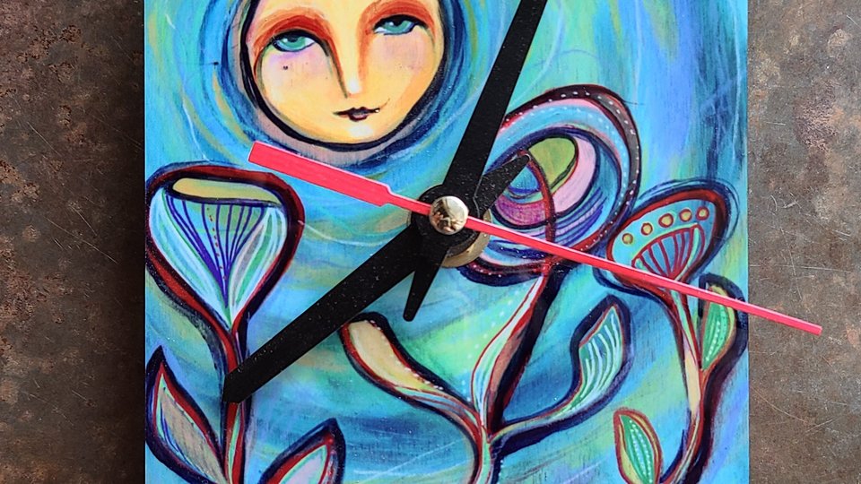 Sunshine Girl / Art Clock