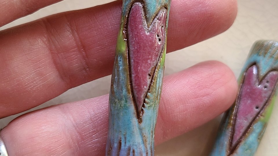 Rain Bough / Ceramic Bead Made When Ordered