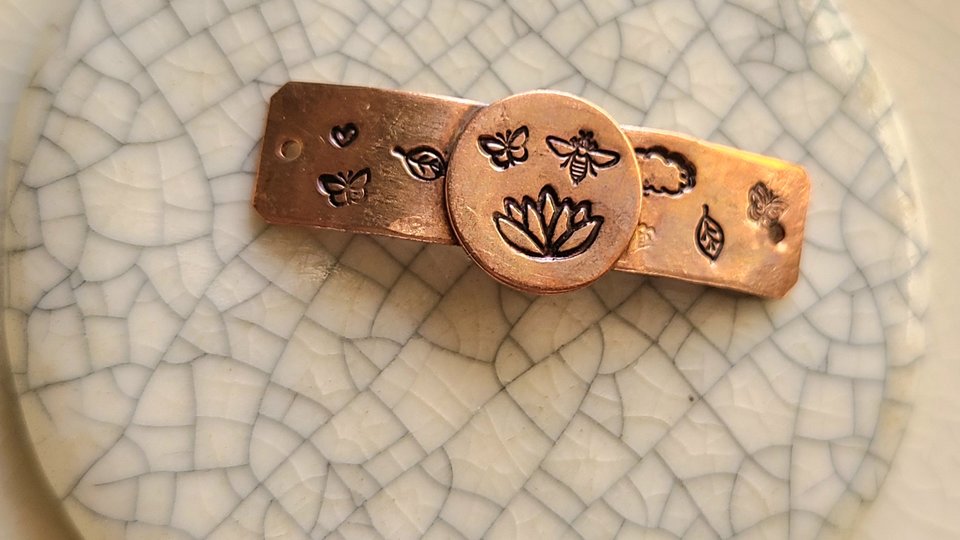 Nature Girl / Copper Bracelet Bar