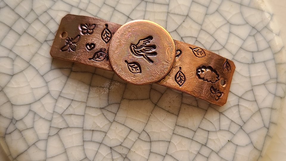 Little Birdy / Copper Bracelet Bar