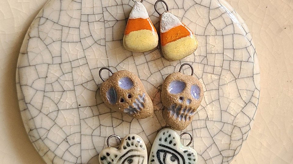 Reserved for Julie D / Skull Charms