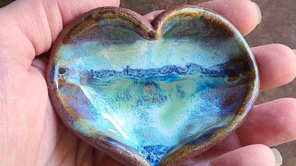 Reserved for Lynn / Love / Ceramic Heart Dish