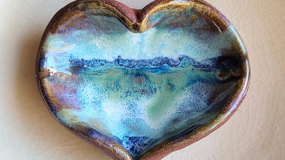 Reserved for Lynn / Love / Ceramic Heart Dish