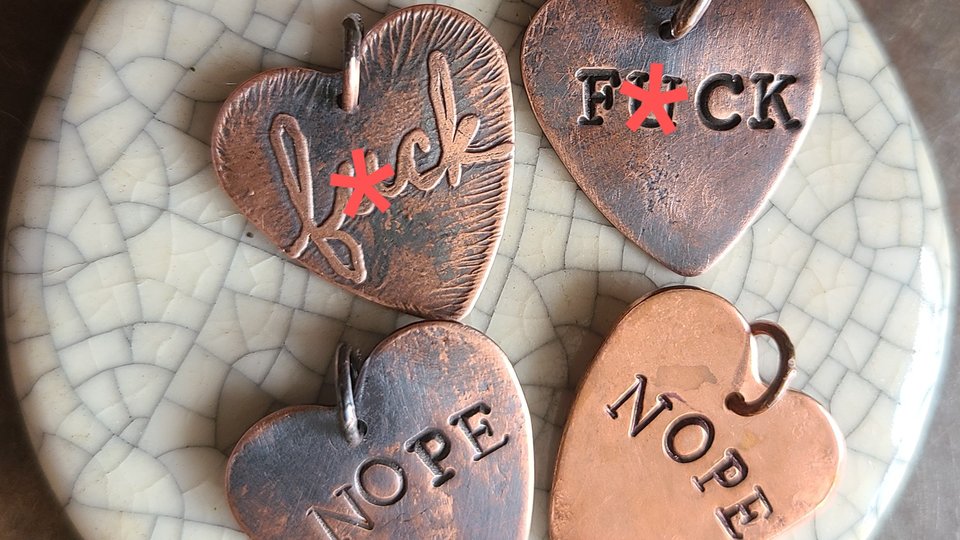 Reserved for Chiara / Copper Charms