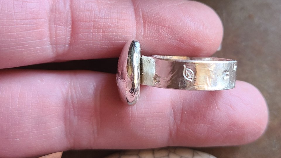 Starry Sky / Adjustable Silver Ring