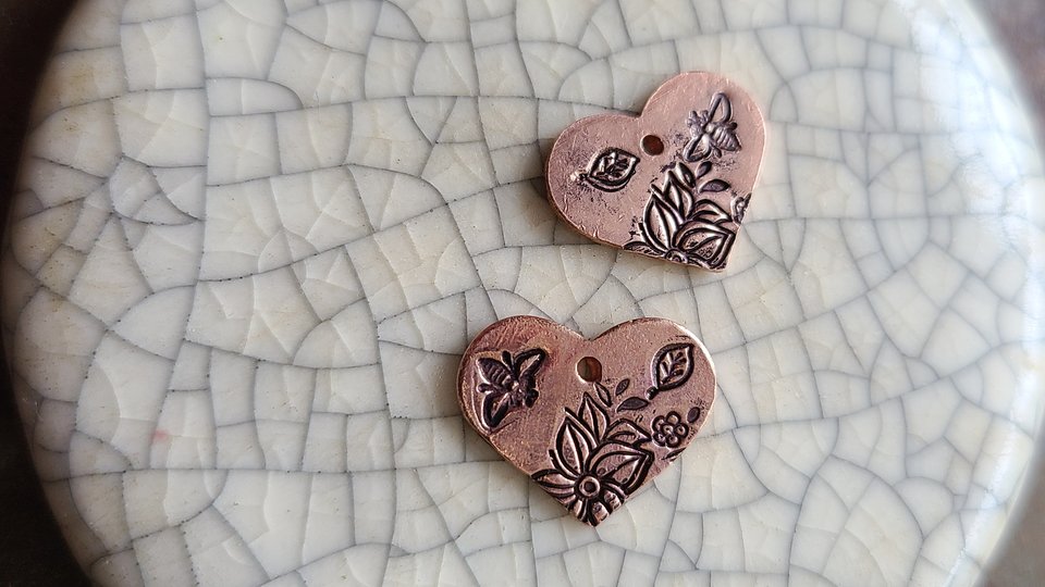 Bee Love / Copper Charm Set