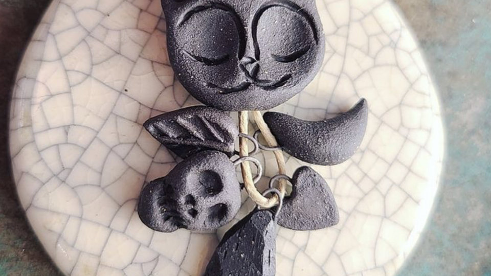 Witchy Forest / Ceramic Beads and Charms