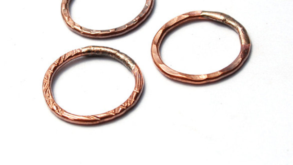 Ring-A-Round / Handmade Copper Rings / made when ordered